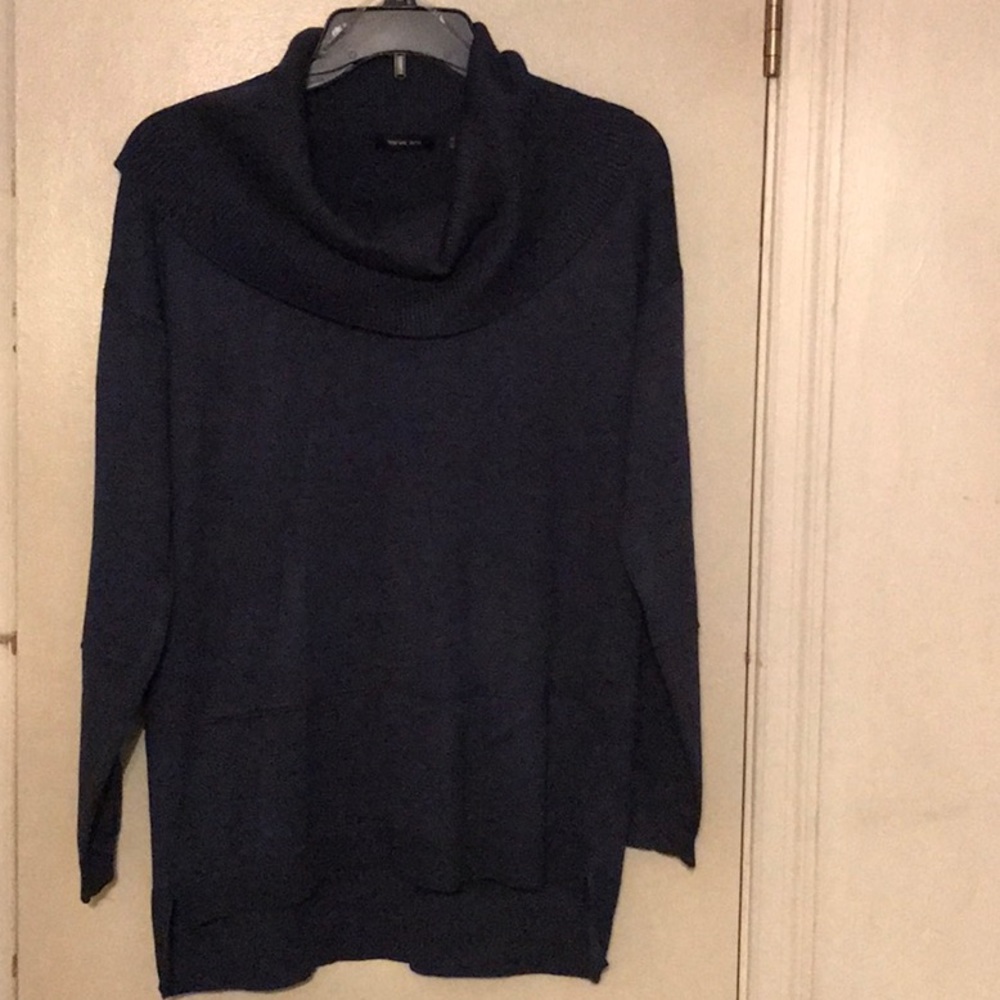 NWT VERVE AMI TUNIC MED. DENIM BLUE STARRY NIGHT HEATHER